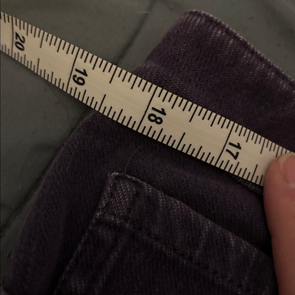 Coldwater Creek Purple Denim Jeans, Size 16P - Picture 10 of 11